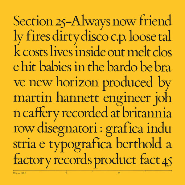 Section 25 - Always Now (5xCD Box)
