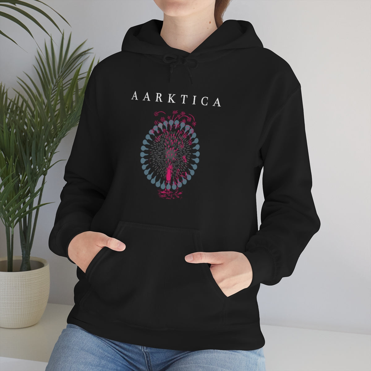 Aarktica - Delicate Waltz: Unisex Heavy Blend™ Hooded Sweatshirt (Dark colors)
