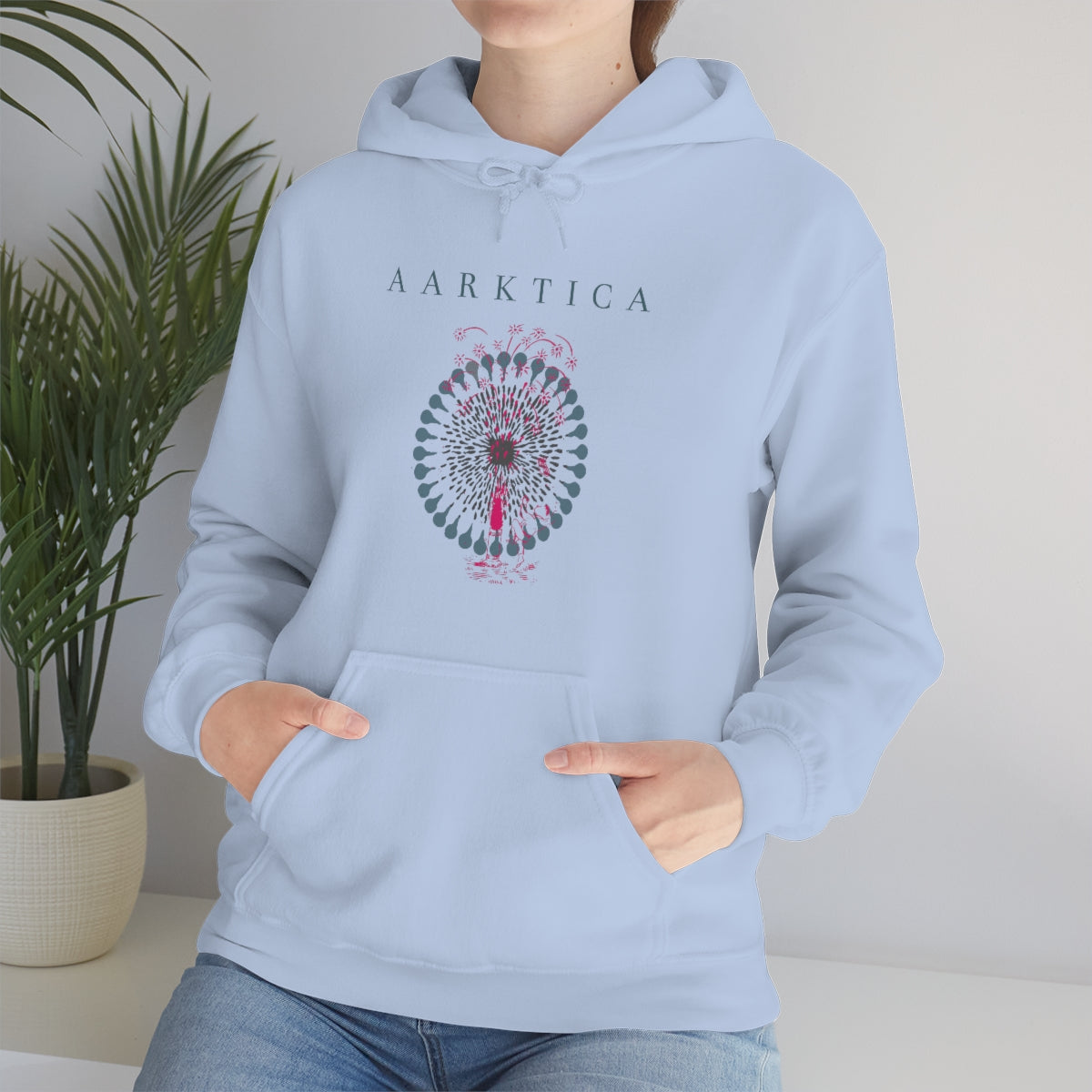 Aarktica - Delicate Waltz: Unisex Heavy Blend™ Hooded Sweatshirt (Light colors)