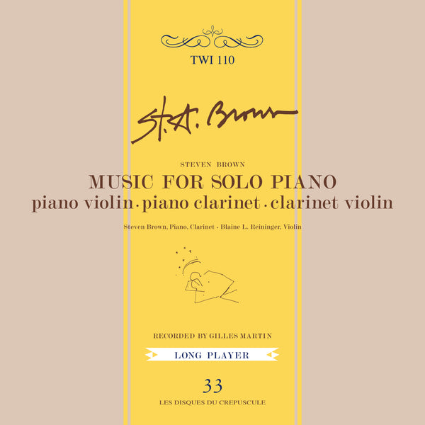 Steven Brown - Music for Solo Piano