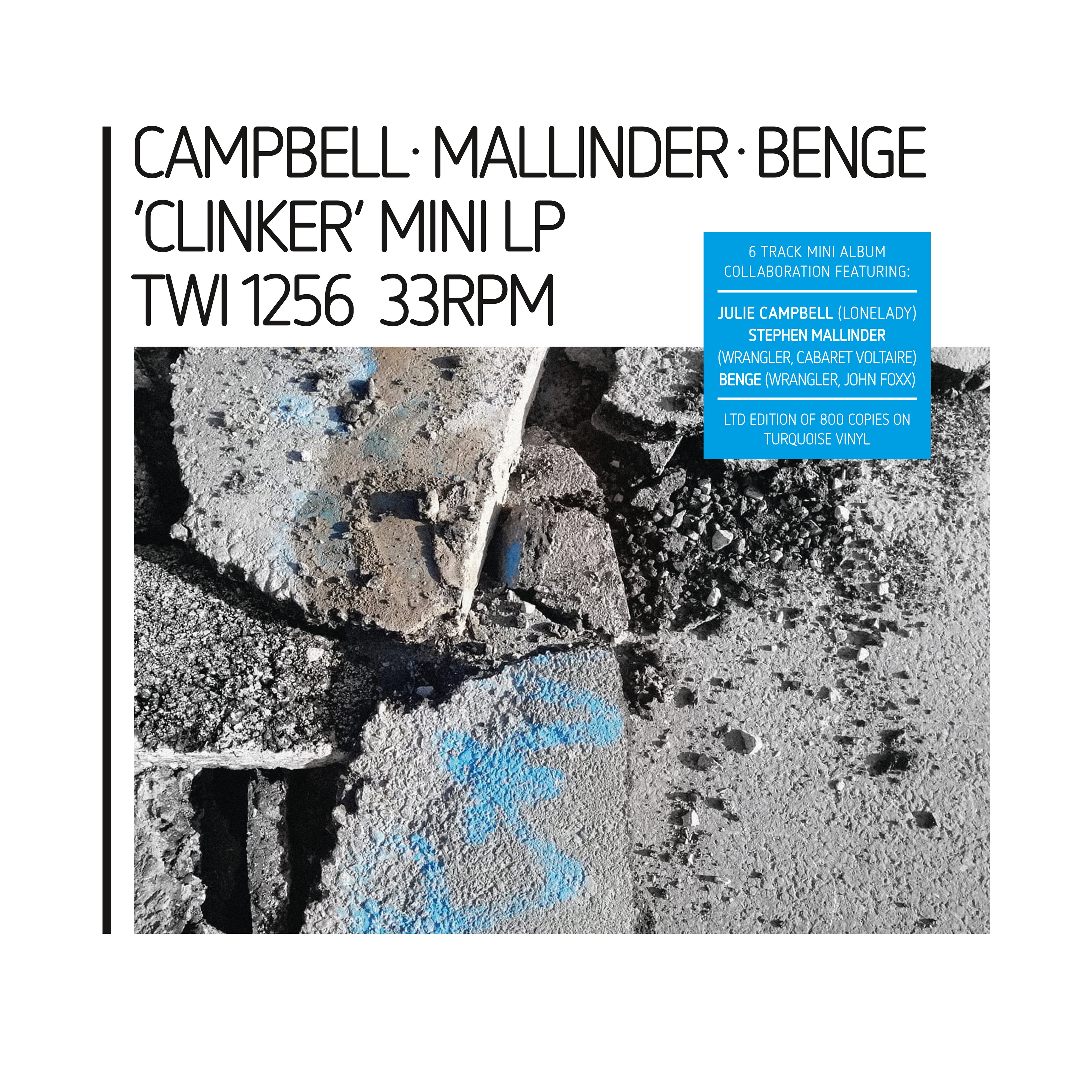 Campbell, Mallinder, Benge - Clinker (Vinyl LP)